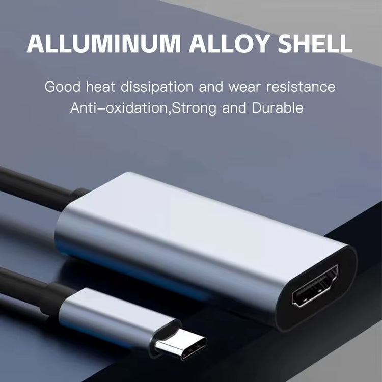 TYPE C to HDTV 4K Adapter USB C USB3.1 Male to HDTV Female Converter Cable for Laptop Tablet TV Macbook