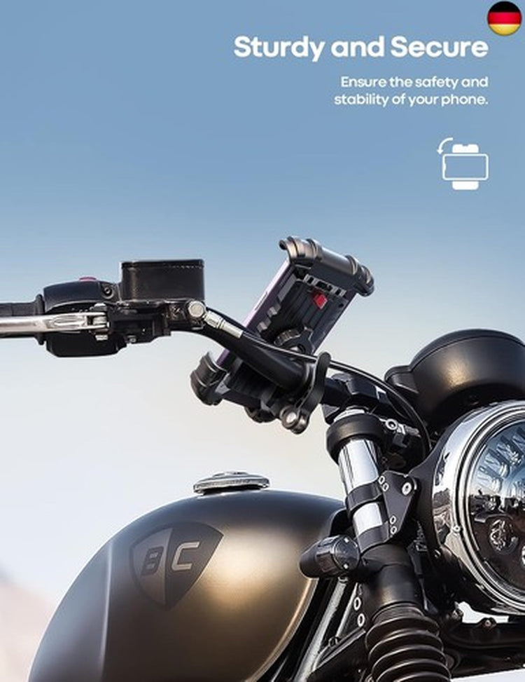 Lamicall Handyhalterung Fahrrad, Handyhalter Motorrad - Universal 360° Fahrrad