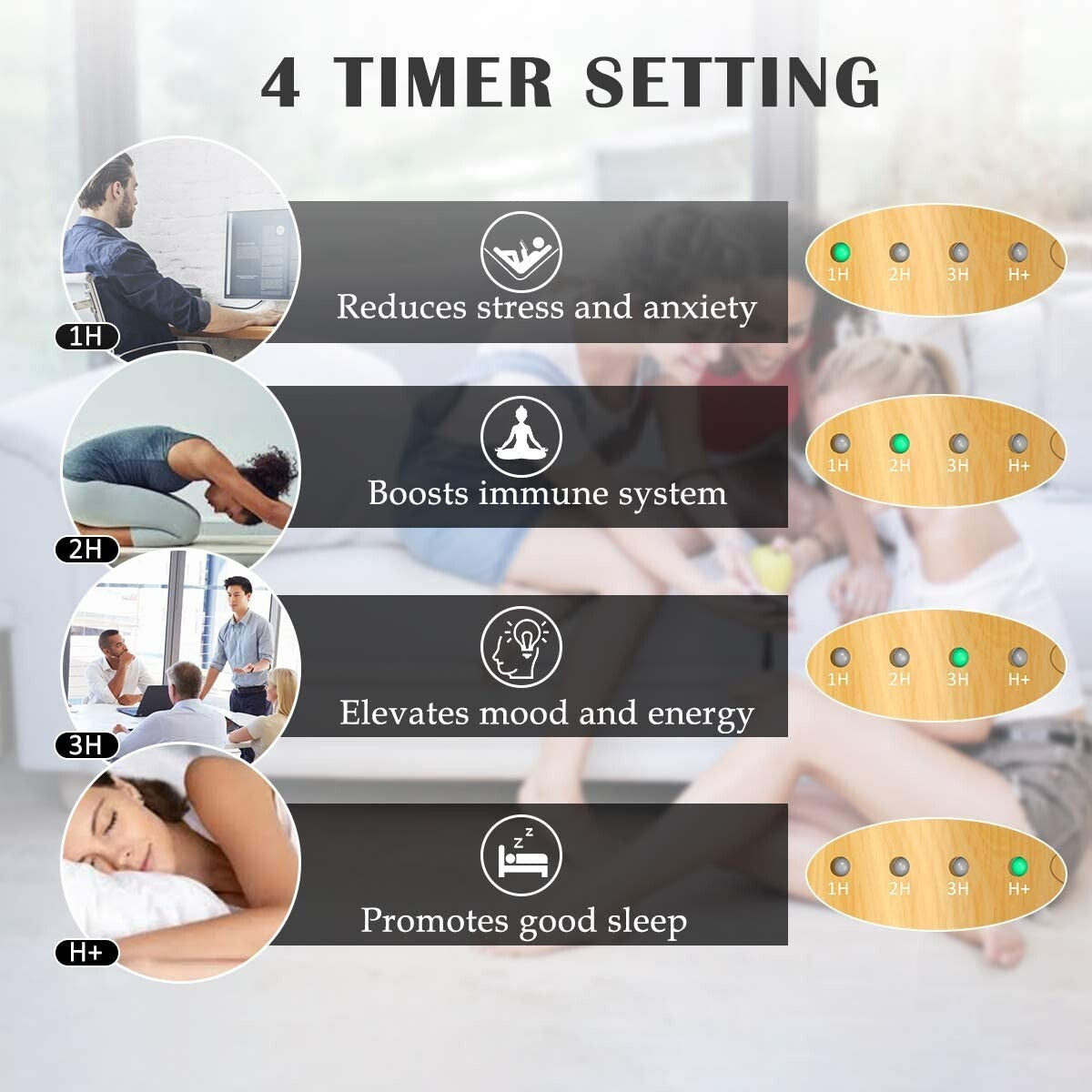 Ultraschall Luftbefeuchter Aroma Diffuser Diffusor Humidifier LED Licht 7 Farben