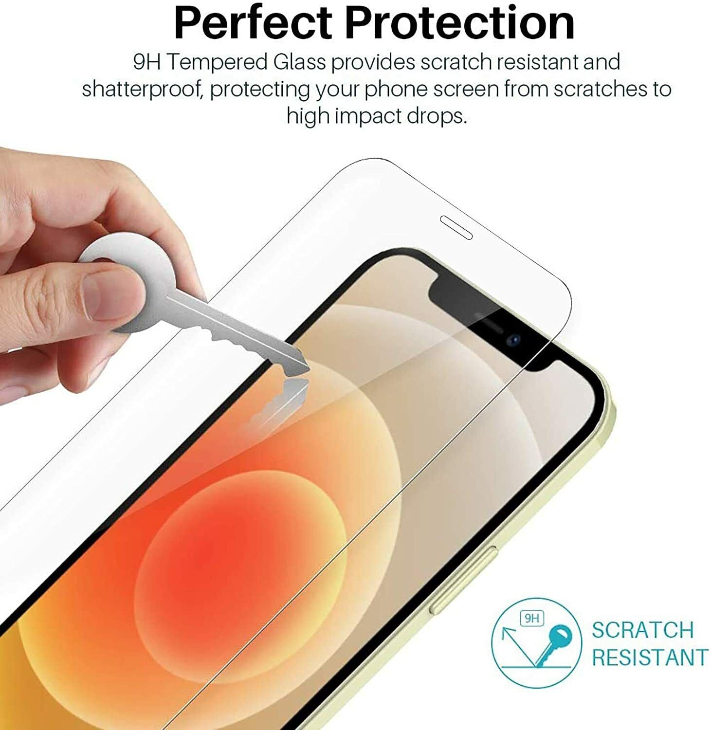 3X Schutzglas Für Iphone 16E 16 15 14 13 12 11 XS Pro Max 8 plus SE Glasfolie