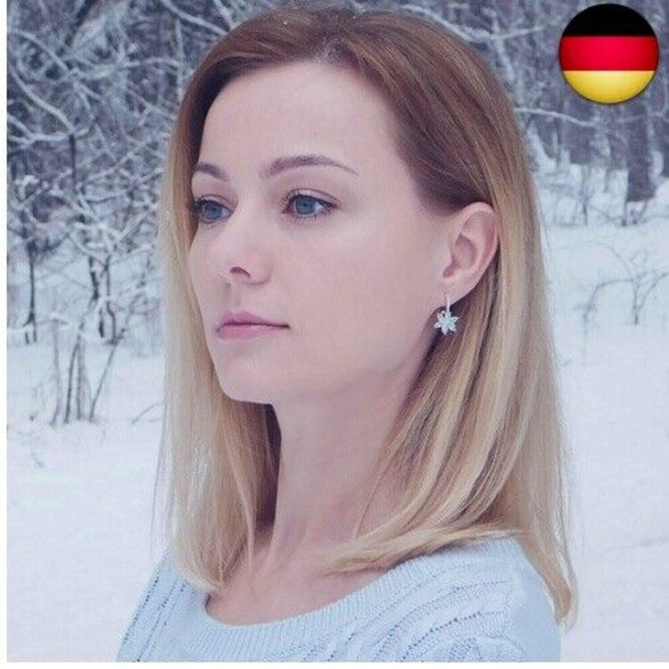 Josfeva Creolen Ohrringe Für Damen, Klein Hoop Ring Huggie Kreolen, Blumen