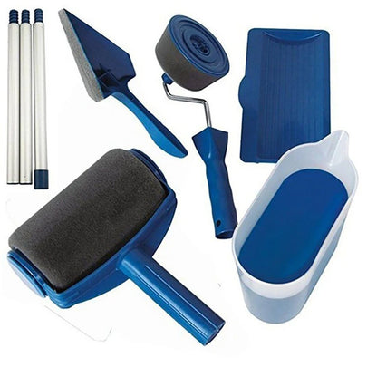 Transform Your Space with the 8-Piece Multifunctional Paint Roller Set - Quick, Easy, and Mess-Free Painting!