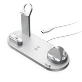 30W 7 in 1 Wireless Charger Stand Pad for Iphone 15 14 13 12 11 X Apple Watch Airpods Desk Phone Chargers Charging Dock Station