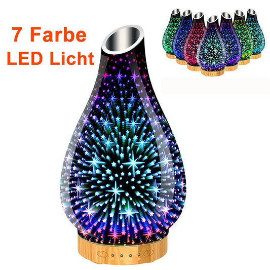 Ultraschall Luftbefeuchter Aroma Diffuser Diffusor Humidifier LED Licht 7 Farben