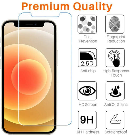 3X Schutzglas Für Iphone 16E 16 15 14 13 12 11 XS Pro Max 8 plus SE Glasfolie